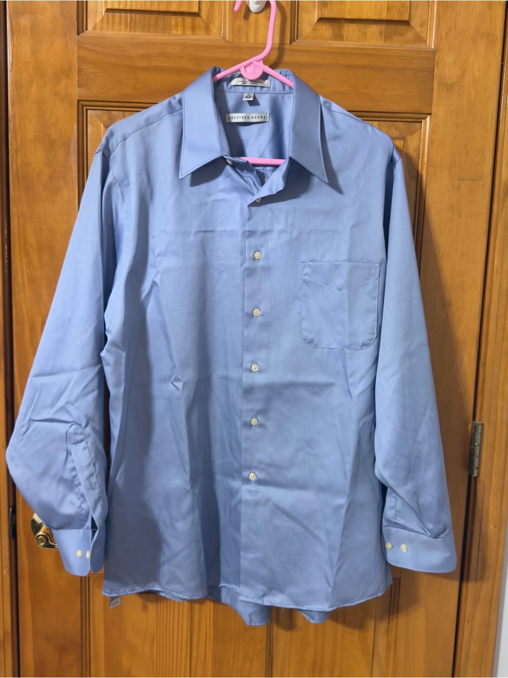 Geoffrey Beene Blue Dress Shirt 17 34/35